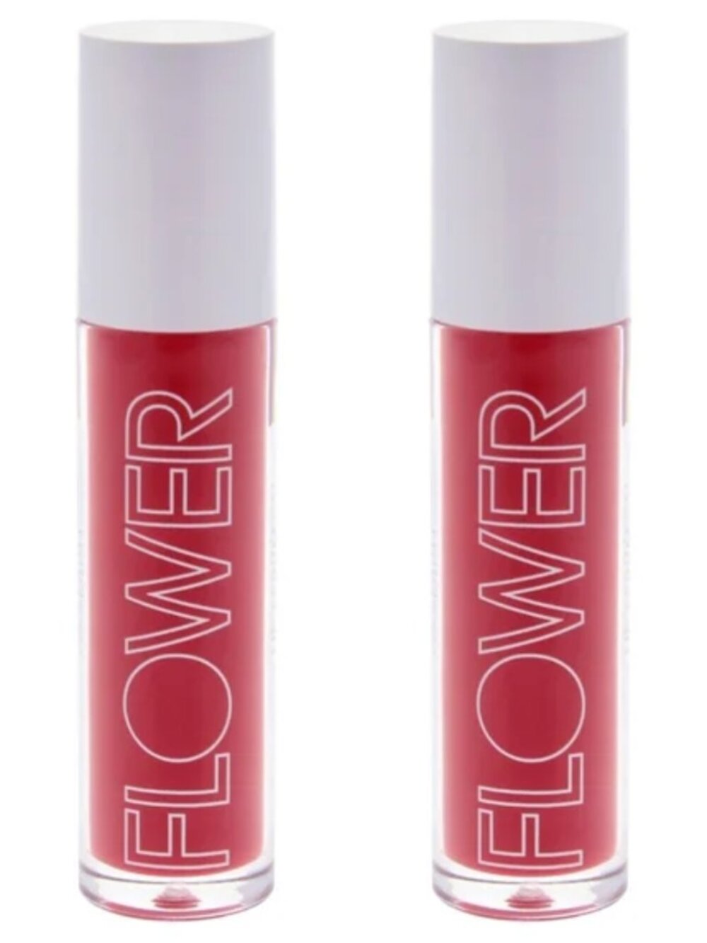 2pc FLOWER Beauty Lip Gloss in Fuchsia Crush 0.12oz